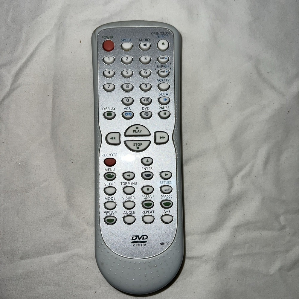 NB100 Replacement Remote Control for Funai Magnavox Sylvania DVD VCR Combo